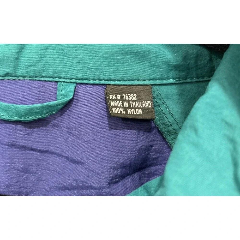 Retro Timberland Weathergear Mens XL Coat‎ Green Full Zip Lightweight Jacket